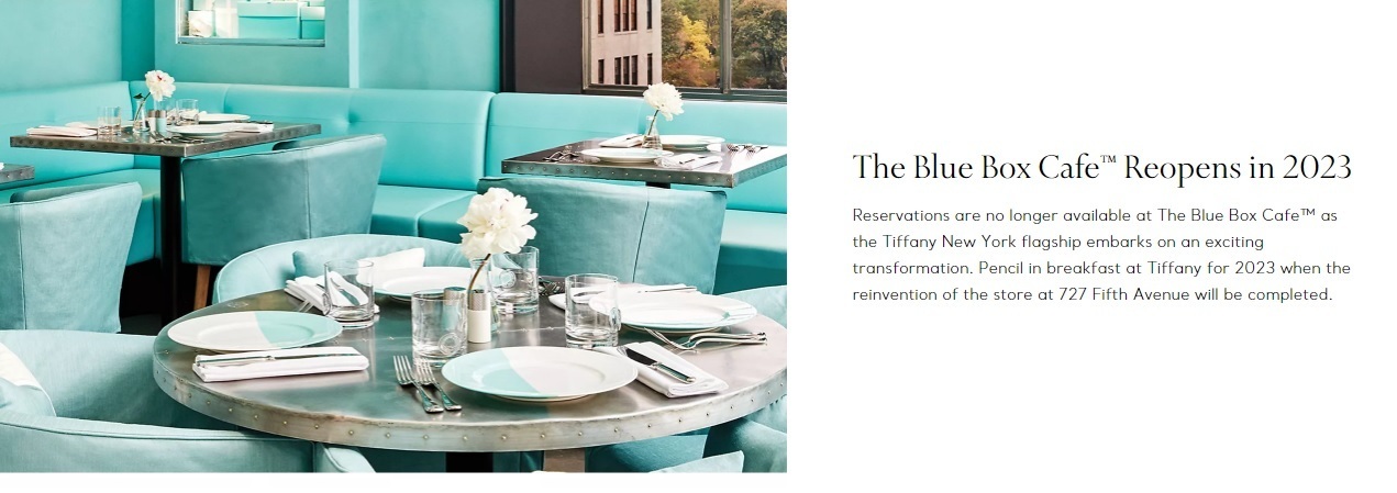 ティファニーで朝食を』はしばらくできない？（We can't take